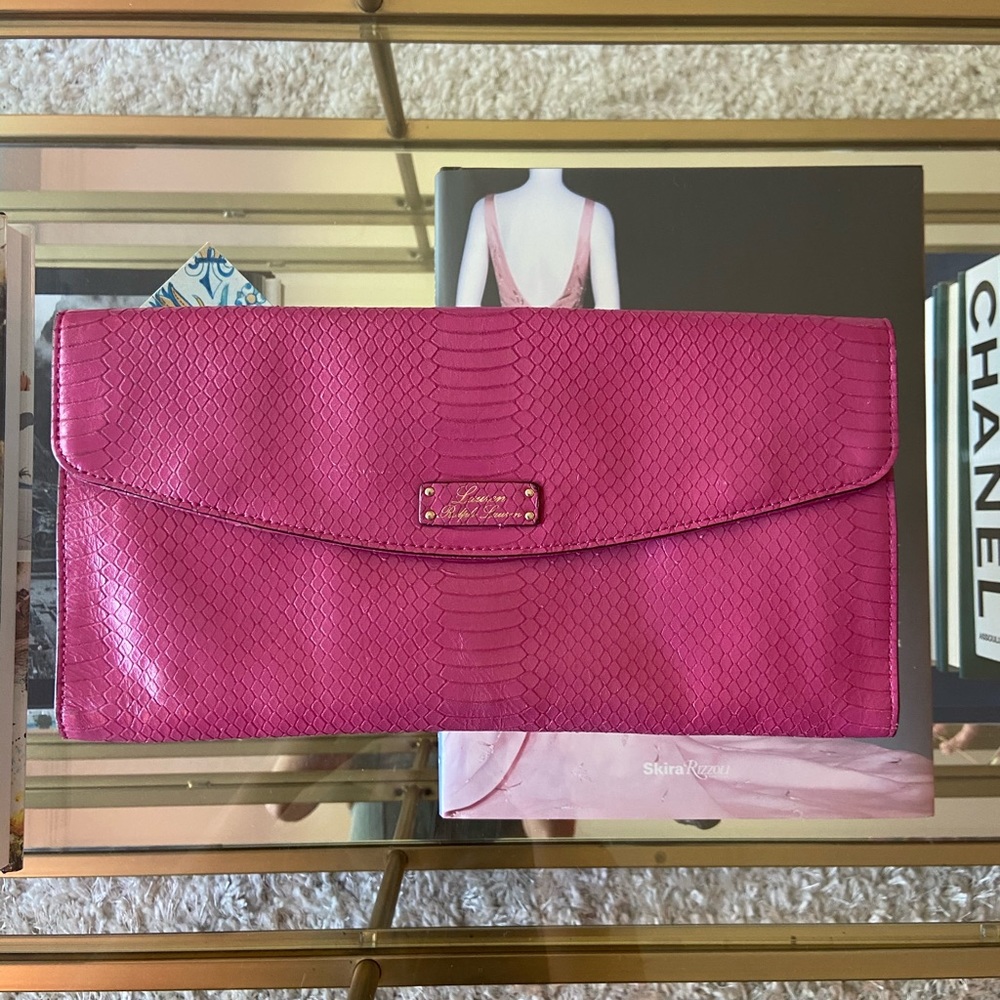 Ralph Lauren Leather Clutch
